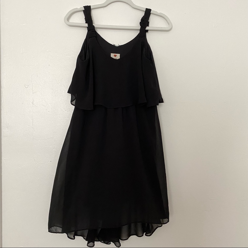 One Clothing - Black High Low Dress